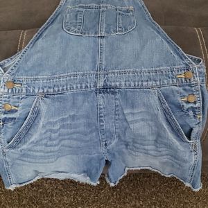American Eagle Jean Overall Shorts M